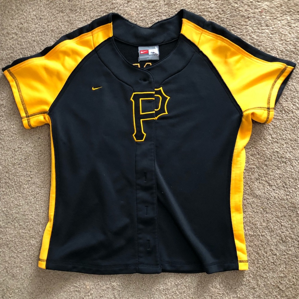 Nike Pirates button up jersey top